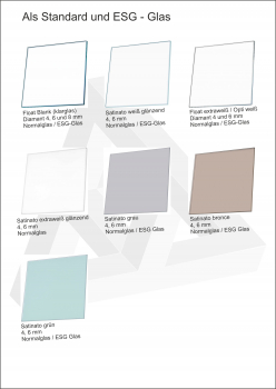 Parsol Dark Grey 4, 6 und 8 mm